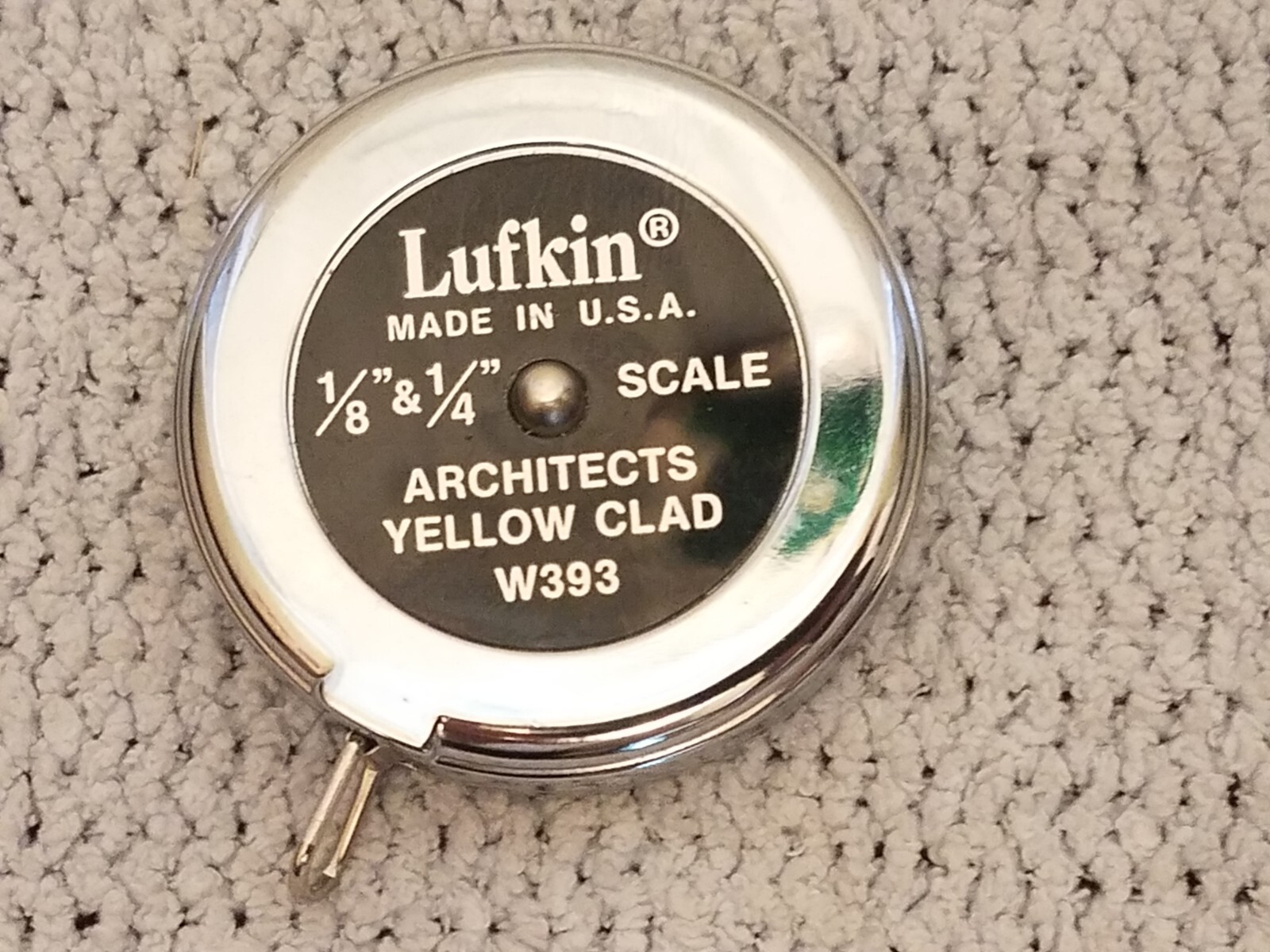Lufkin W393 1/8 & 1/4 Scale 5 Foot Long Architects Yellow Cl