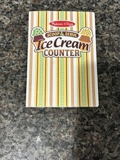 Melissa  Doug Scoop  Serve Ice Cream Counter REPLACEMENT Parts Menu Only