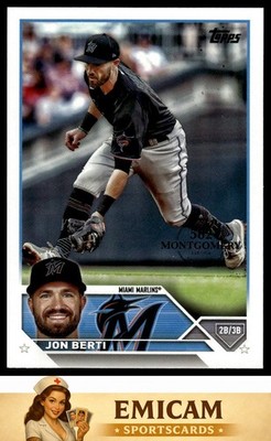 2023 Topps #72 Jon Berti 582 Montgomery Club