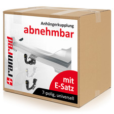 F�r BMW 2er Coupe 21 - jetzt ANH�NGEKUPPLUNG abnehmbar + 7pol universell E-Satz