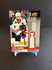 2019-20 Upper Deck UD GAME JERSEY #GJ-BS Brent Seabrook BLACKHAWKS EX/NM