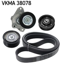SKF Keilrippenriemensatz VKMA 38078 für MERCEDES KLASSE Model S211 W211 CLS C219