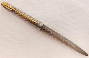 5" Parker Cicele Sterling Silver Ballpoint pen Cap / Click Actuated Made in USA