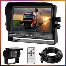 Rückfahrkamera Set 7 Zoll LCD Monitor 170° Weitwinkel Nachtsicht 18IR