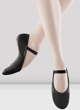 Bloch Children  s Dansoft Full Sole Leather Ballet Shoe S0205G Black Size 10 C
