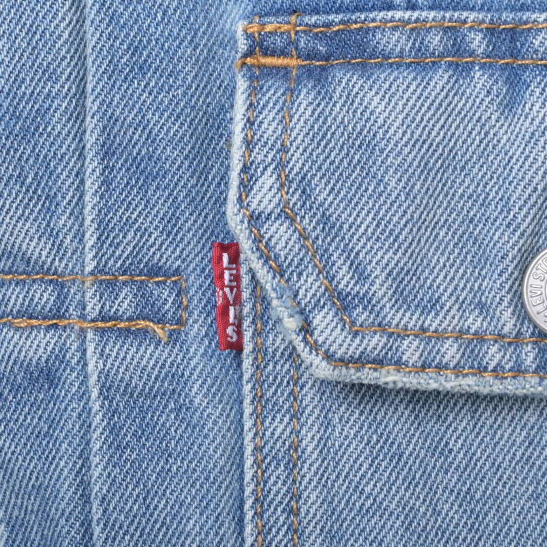 Levi's Stussy Type Embossed Trucker Jacket Used CYHE-0 thumbnail 5