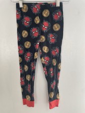 Marvel Spider-Man Kid Boys Spider-Man Superhero 100 Cotton PJ Pants Black Red 6