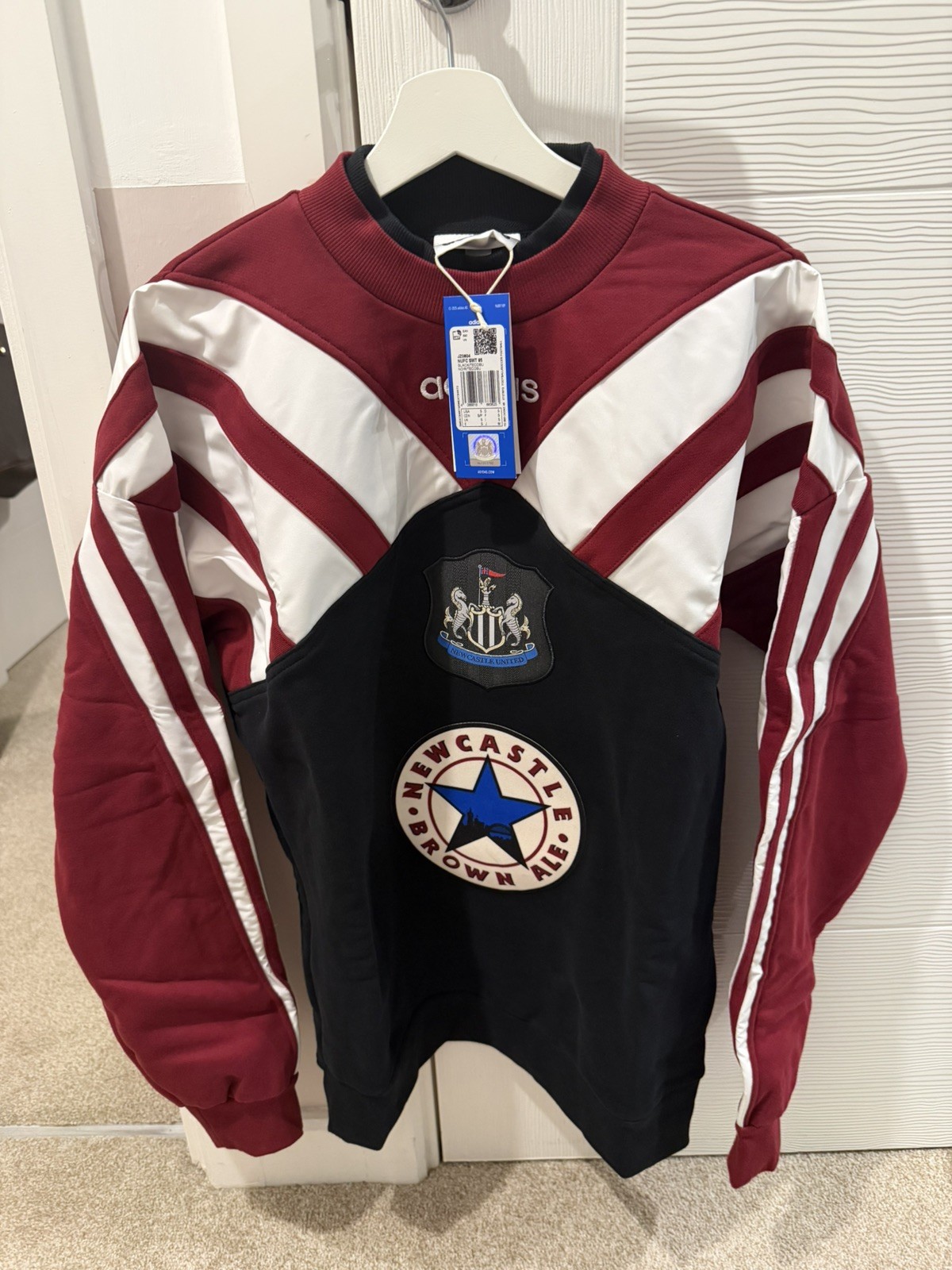 Adidas Newcastle United 95/96 Sweatshirt Small BNWT