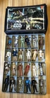 1977-1983 Vintage Star Wars 24 Different Action Figures W Carrying Case Original