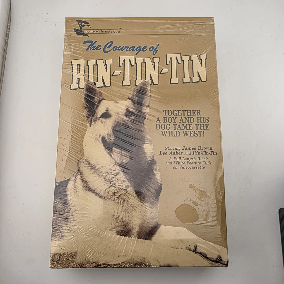The Courage Of Rin Tin Tin - VHS - 1958 - Big Box - Shrink - Rare - Image 2 of 4
