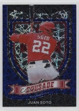2021 Panini Chronicles Crusade Blue Velocity Prizm Juan Soto #18 0ld5