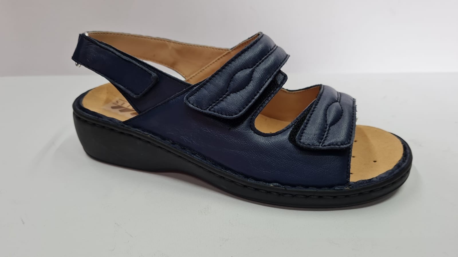 StilediVida Sandalias Mujer Mars Con Plantilla Extraíble, Cuña Y Tirantes - AZUL