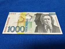 1993 slovenia 1000 tolar tolarjev gEF France Preseren RARE YEAR