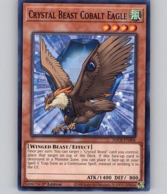 Crystal Beast Cobalt Eagle (SDCB-EN006, Common) Structure Deck: Legend of the Cr