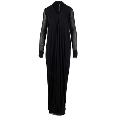 Rick Owens Langes Kleid - 2010Er Jahre Weiblich Schwarz 42