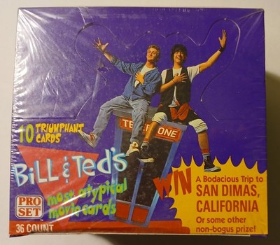 1991 pro set bill & teds Sealed BOX