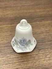 Vintage Hand Painted Porcelain Bell by M. Brinks Flint MI 1989 Mom