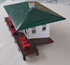Vintage Plasticville Passenger Station with accessories — photo 2