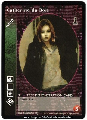 Catherine du Bois Ventrue White Wolf Demo (legal to play) V:TES VTES Vampire CCG