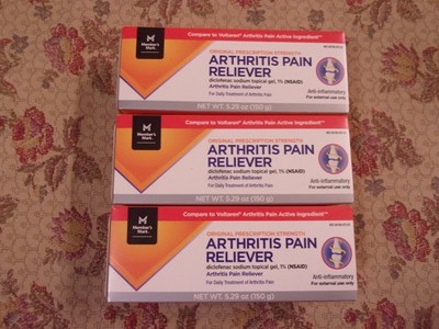 3 Member's Mark ARTHRITIS PAIN RELIEVER Gel 5.29 oz each Tube SEALED EXP. 7/2027