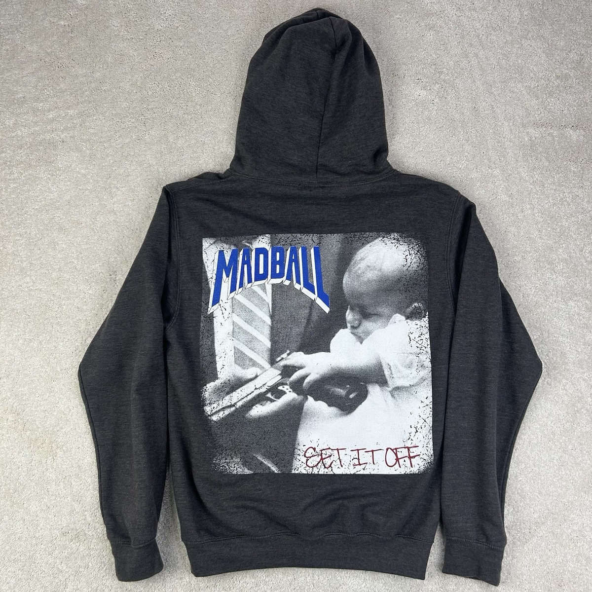 Official MADBALL Merch Set It Off Hardcore NY Punk Metal Rock Gray