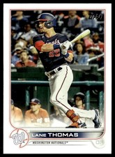 2022 Topps Lane Thomas Washington Nationals #555
