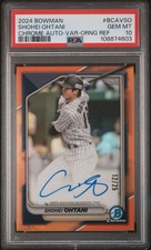 2024 Bowman SHOHEI OHTANI CHROME AUTO-VAR-ORNG REF