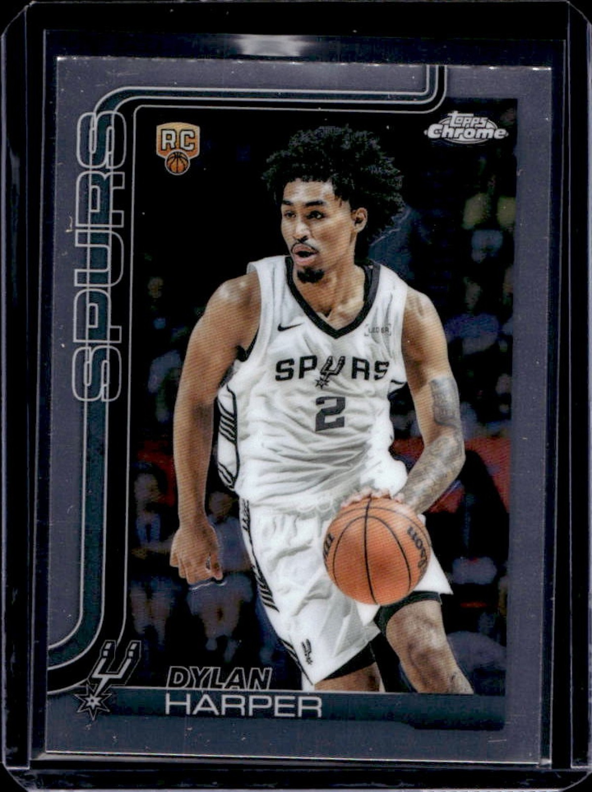 2025-26 Topps Chrome Dylan Harper RC Rookie #252 Spurs