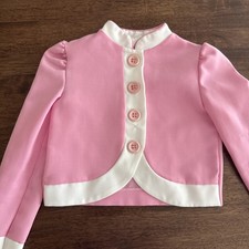 Village Market Vintage Pink And White Kids Jacket