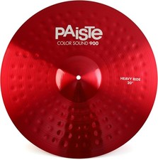 Paiste 20 inch Color Sound 900 Red Heavy Ride Cymbal 2-pack Bundle