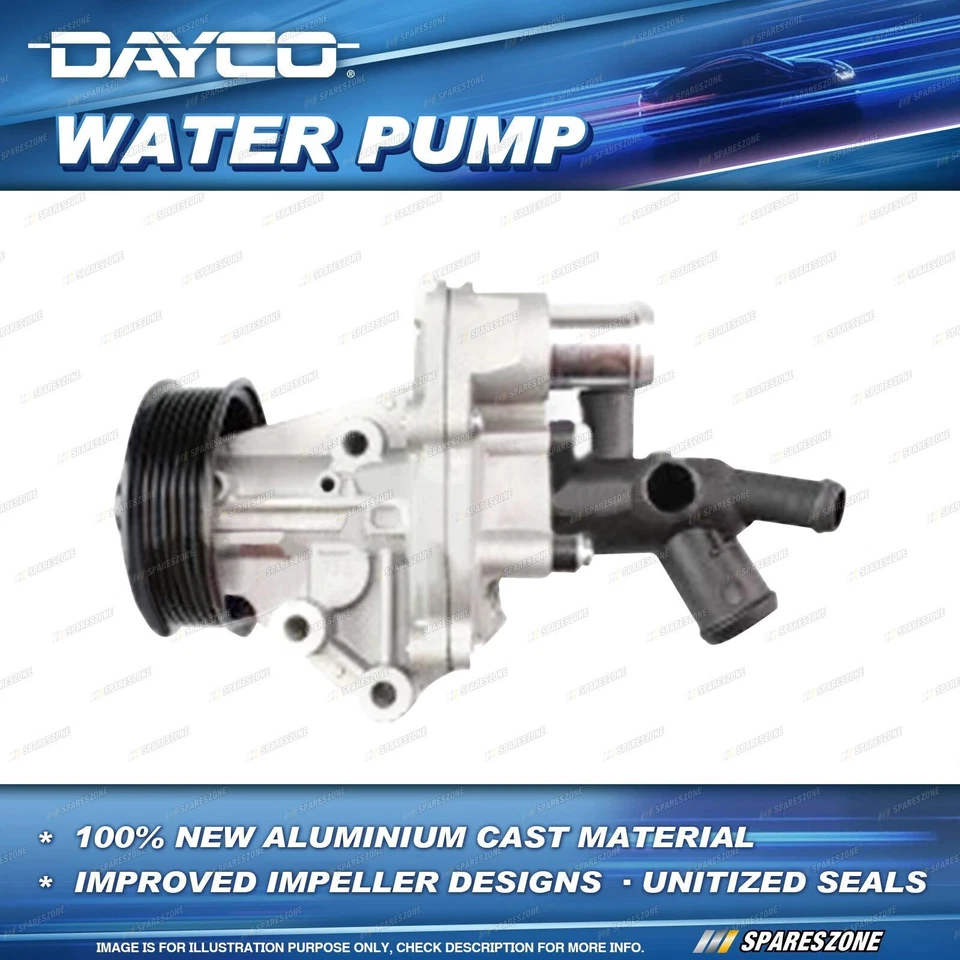 Dayco Water Pump for Ford Ranger PX Everest UA P5AT 3.2L 5 cyl 2011-On