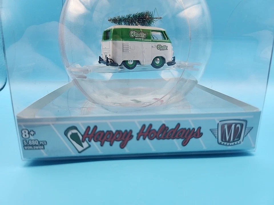 M2 F154 O'REILLY AUTO PARTS EXCLUSIVE ORNAMENT 1960 VW Kombi Bus RARE WHITE - Image 4 of 4