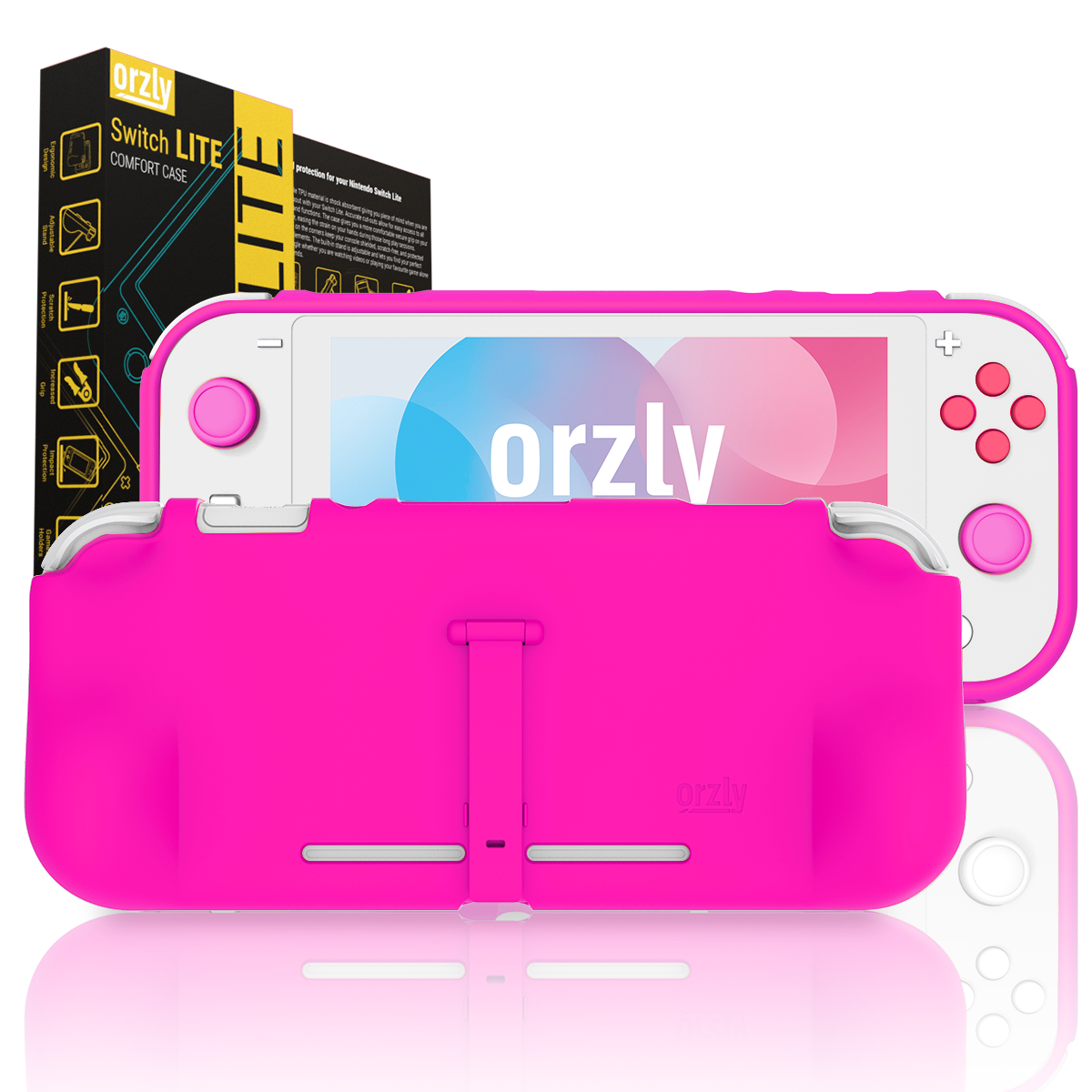 Nintendo Switch Lite Comfort Grip Case in Pink | eBay