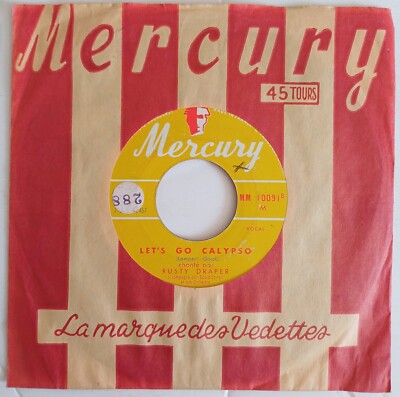RUSTY DRAPER Giant / Let's Go Calypso 7'' SP Vinyl 45 U/min Mercury 10091