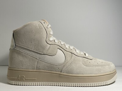 nike air ribbed high neck beige