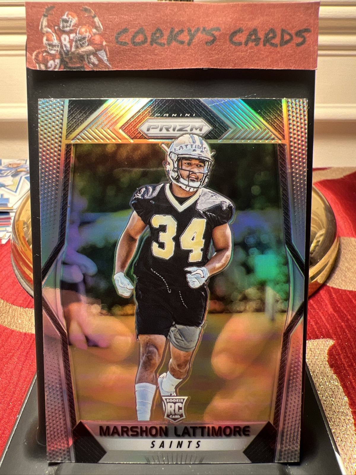 2017 Panini Prizm Silver #272 Marshon Lattimore Saints RC