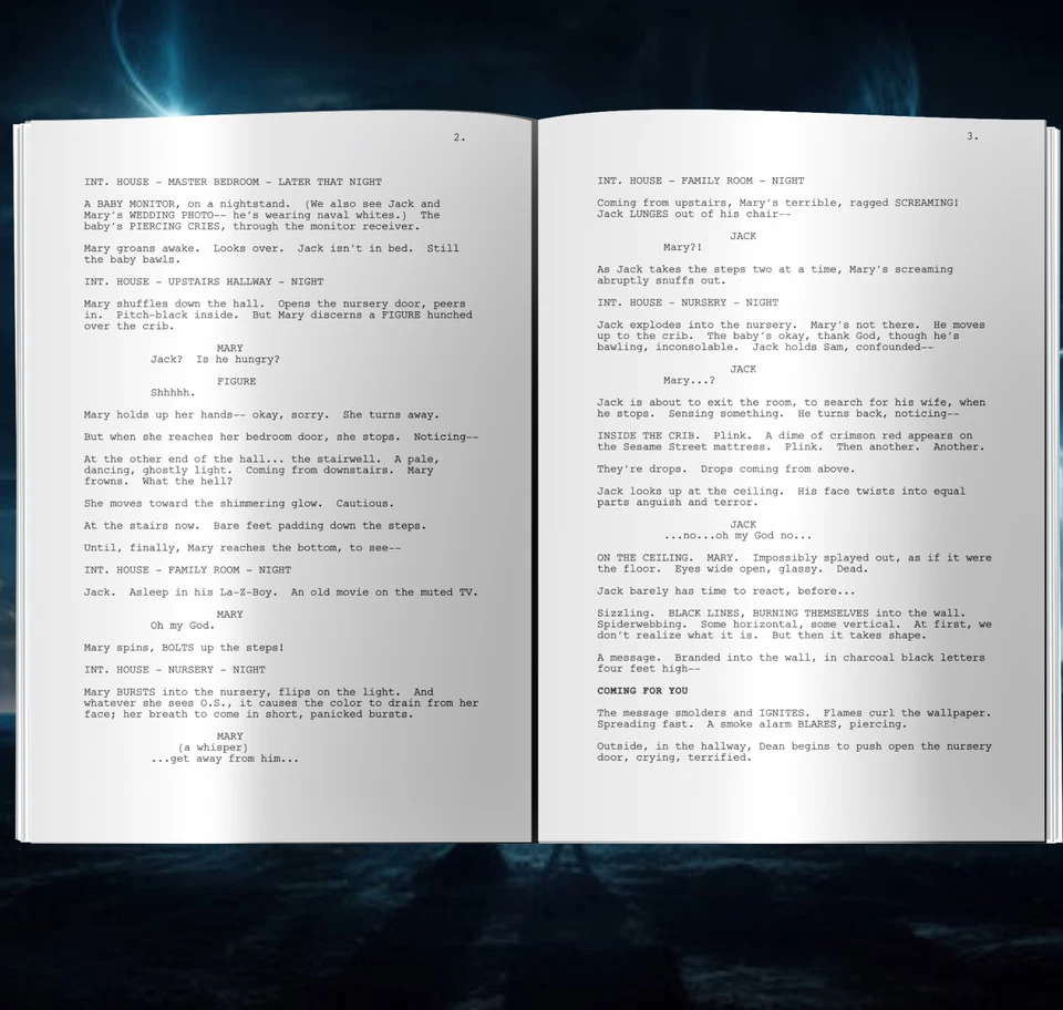 Piloto sobrenatural y final de serie, reimpresiones de guiones de autógrafos firmados Foto 3 de 4