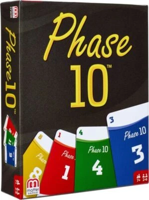 Mattel Games Phase 10 Kartenspiel, Rommé-ähnliches Kartenspiel - Bild 1 von 4