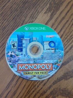 Monopoly Family Fun Pack (Microsoft Xbox One, 2014) *DISC ONLY*