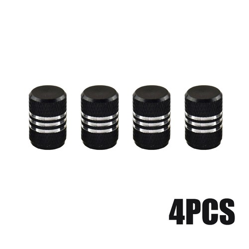 4x Aluminium Car SUV Tyre Valve Stems Air Dust Cover Screw Cap Wheel Accessories - Picture 13 of 19