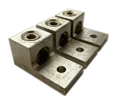 Blackburn ADR60 Mechanical Cable Lug (Set of 3) 2 AWG-600 KCMIL, Dual Rated