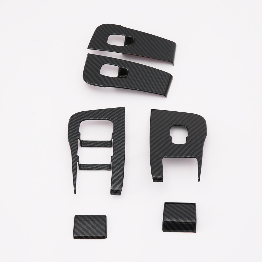 Upgrade Your Tesla Model Y 2020-2022 with Carbon Fiber Door Window Switch Trim