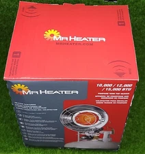 Mr. Heater MH15T Single Tank Top Heater, 10,000 to 15,000 BTU, Silver - F242100