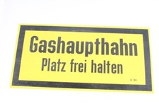Sign Gas Main Valve Keep Clear Yellow 14.7cm x 29.7cm