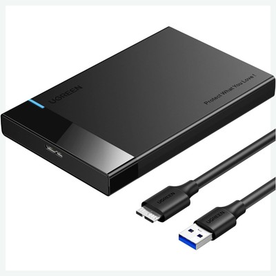Ugreen 2,5 Zoll USB 3.0 Festplattengehäuse SATA HDD SSD Outdoor