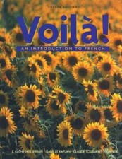 Voila: An Introduction to French (with Audio CD) - Hardcover - GOOD