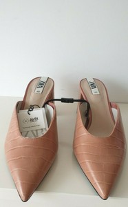 leopard print mid heel sandals