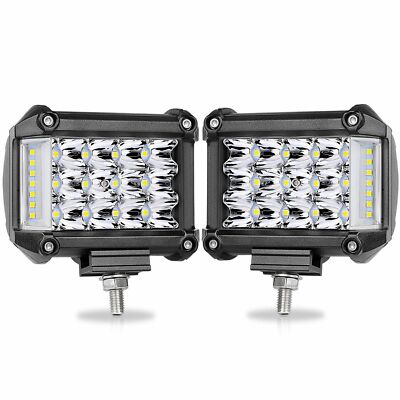 For Nissan Frontier Pro4x Pro-4x Side Shot LED Light Pods Hood Ditch SideShooter