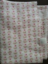 HB Hudson Baby Polka Dots Baby Receiving Blanket ice cream Tan Flannel swaddle