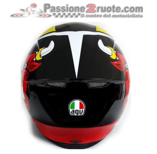 Casco Agv K3 Sv Angry Bull Ducati Hypermotard Streetfighter Panigale Monster - Imagen 3 de 4